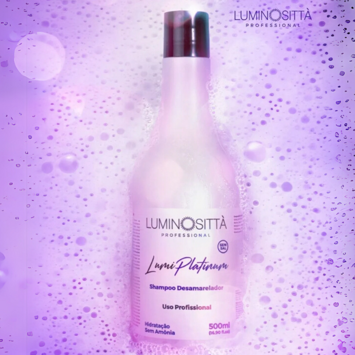 Shampoo Desamarelador Profissional Lumi Platinum 500ml