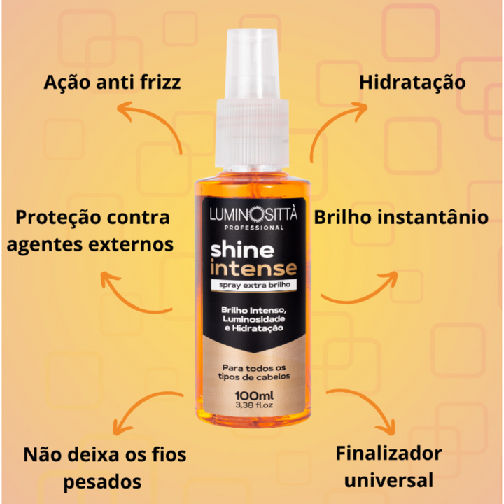 Shine Intense 100ml Luminosittà – Brilho e Proteção para Fios Radiantes