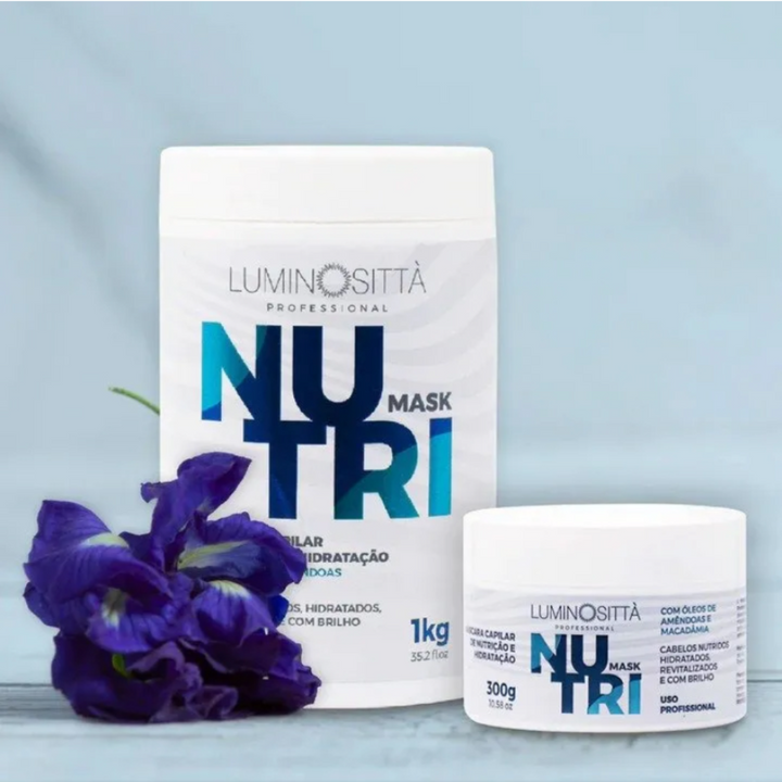 Máscara Nutri Luminosittà 300g – Nutrição Profunda para Cabelos Revitalizados