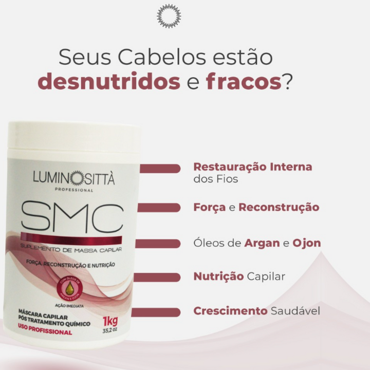 Máscara SMC 300g – Suplemento de Massa Capilar
