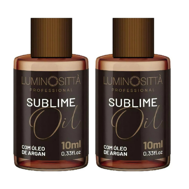 Reparador de Pontas Luminosittà 10ml - Óleo de Argan, Proteção Térmica, Hidratação Profunda