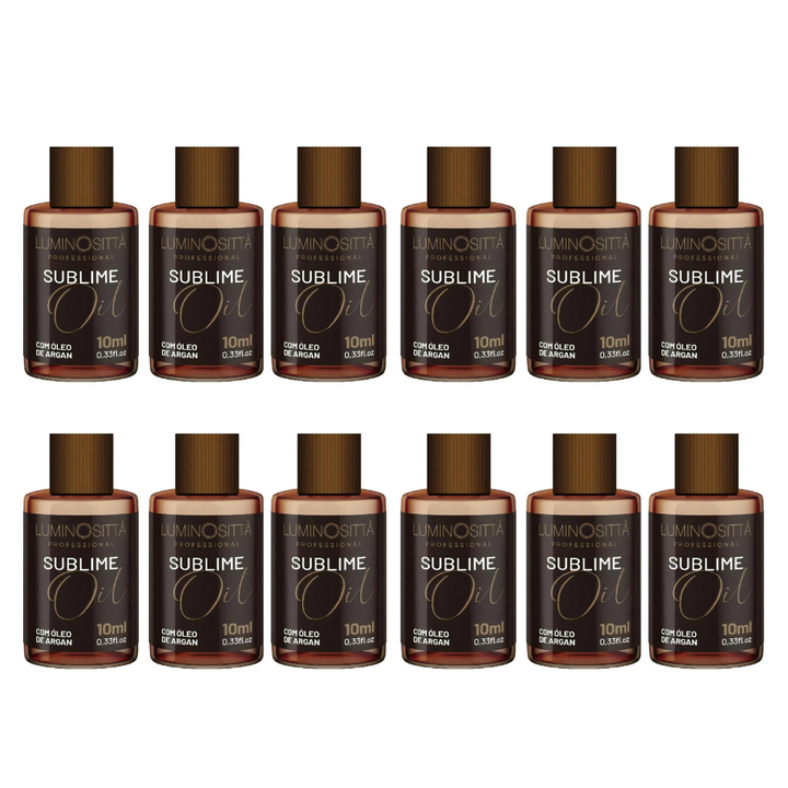 Reparador de Pontas Luminosittà 10ml - Óleo de Argan, Proteção Térmica, Hidratação Profunda
