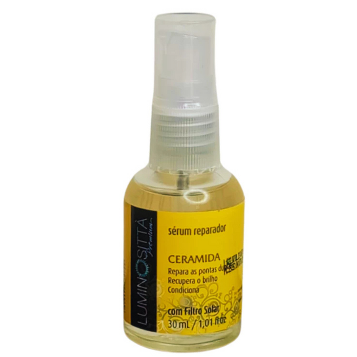 Sérum Reparador Luminosittà Ceramida - Nutrição Profunda, Redução de Frizz e Proteção Capilar, 30ml