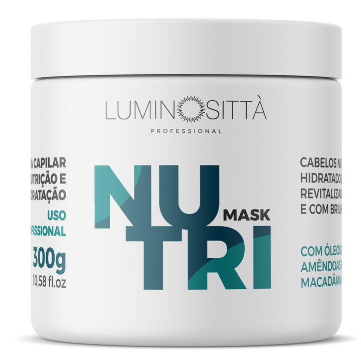 Máscara Nutri Luminosittà 300g – Nutrição Profunda para Cabelos Revitalizados
