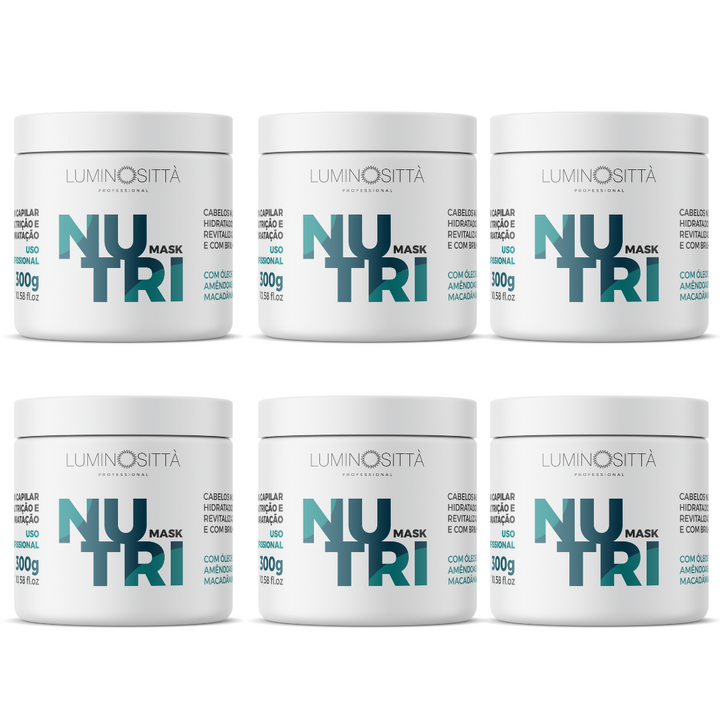 Máscara Nutri Luminosittà 300g – Nutrição Profunda para Cabelos Revitalizados