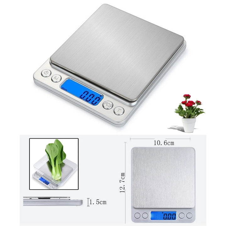 Mini Balança Digital 0.1g–2000g: 100% Precisão e Padronização em Procedimentos Capilares para Salões