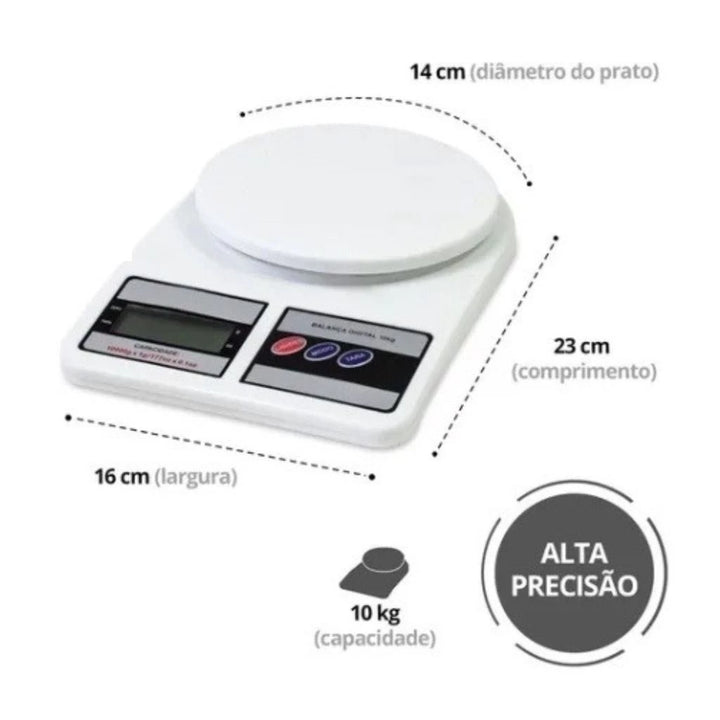 Balança Digital de Precisão para Salão de Beleza – Medidas Perfeitas de 1g a 10kg