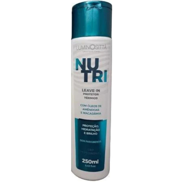 Kit Nutri Home Care Luminosittà: Shampoo, Condicionador, Leave-In e Máscara para Cuidado Completo