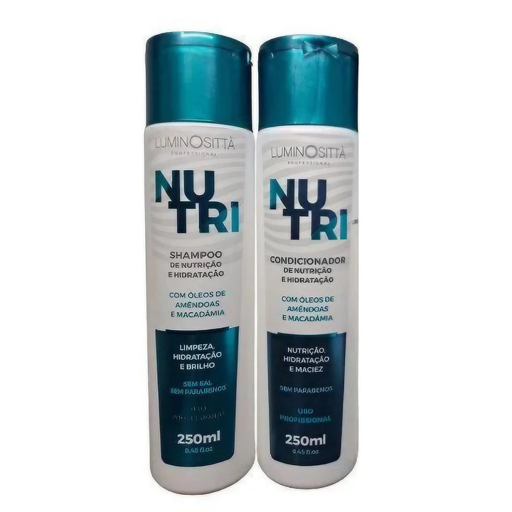 Kit Shampoo e Condicionador Home Care Luminosittà 2 X 250mL - Hidratação Profunda, Proteção Térmica