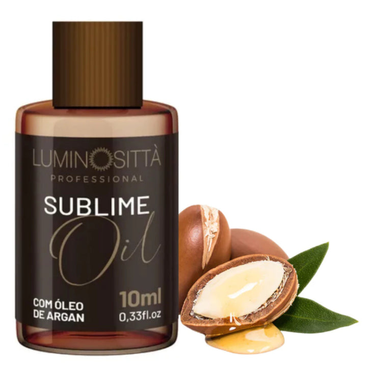 Reparador de Pontas Luminosittà 10ml - Óleo de Argan, Proteção Térmica, Hidratação Profunda