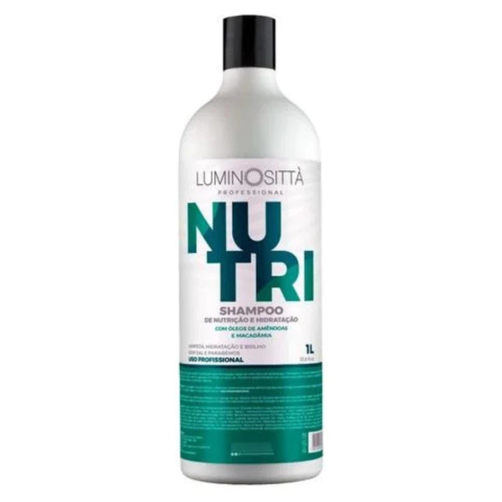 Kit Nutri Luminosittà - Shampoo e Condicionador 1L para Hidratação e Nutrição Profunda dos Fios