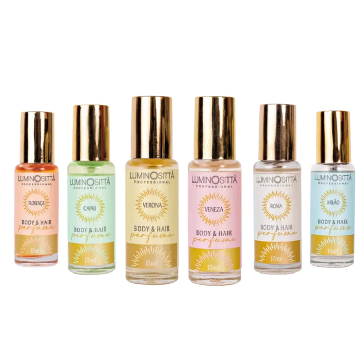 Perfume Capilar Luminosittà 15mL – Fragrâncias Premium e Redução de Frizz