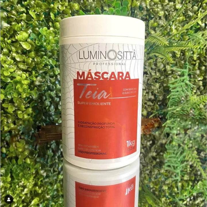 Máscara Teia Luminosità 1kg: Hidratação, Brilho e Proteção Avançada para Cabelos Danificados